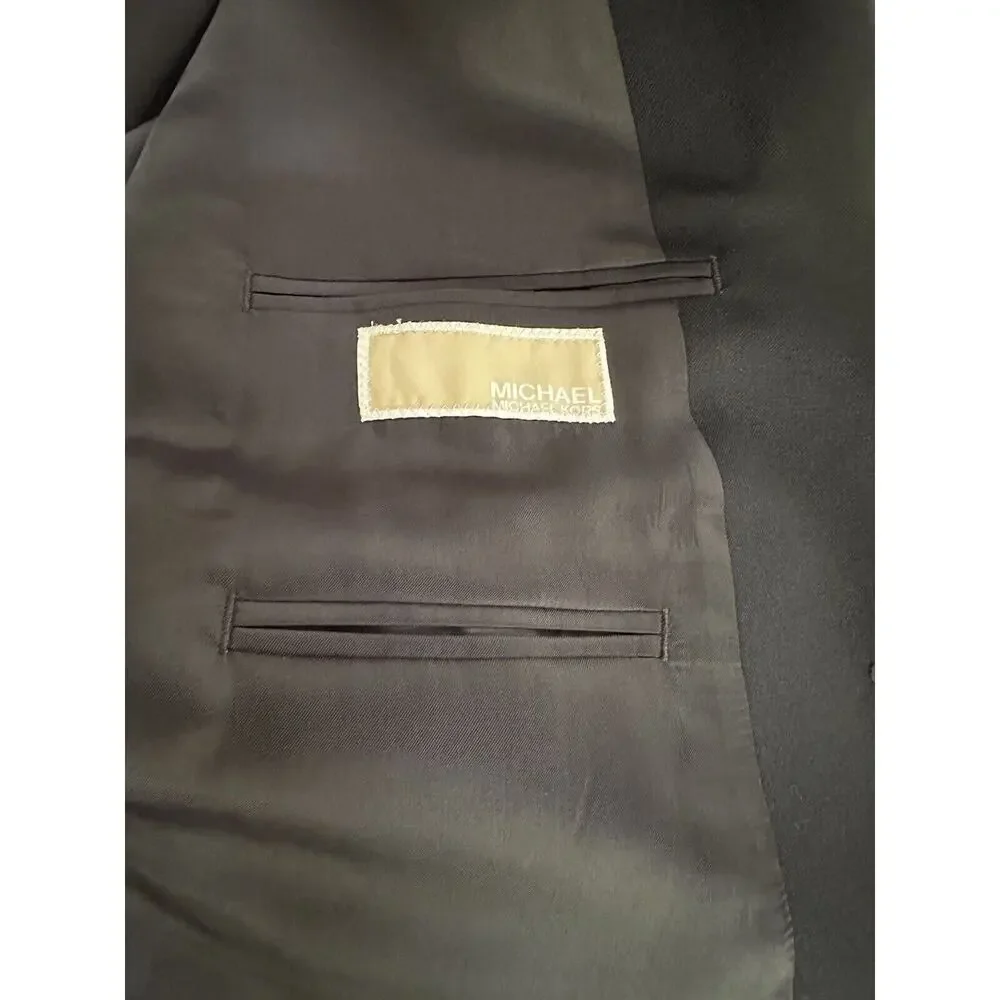 Michael Kors Mens Blazer | Size 44R | Dark Navy  flawed